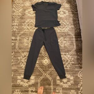 Grey Mandala Scrub Set